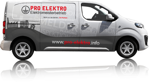 autofolierung-pro_elektro Firmenwagen mit Folierung für Elektrobetrieb
