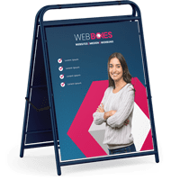 Kundenstopper von Webboxes